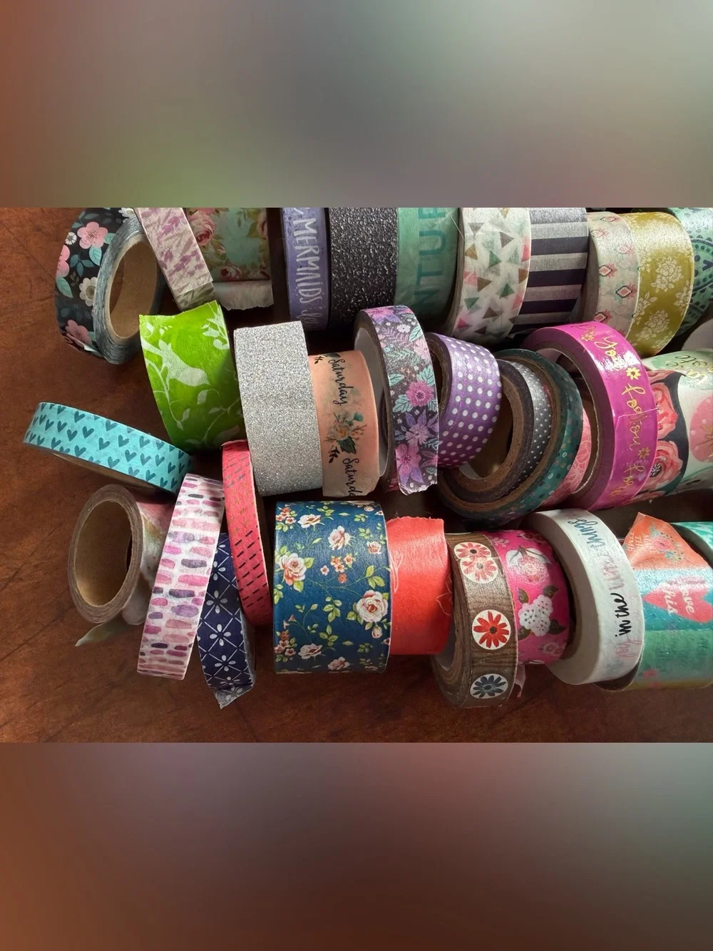 Decorative Washi Tape Assortment - Multicolor  lot with plastic bag
